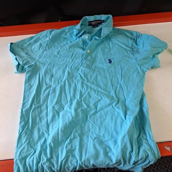 U.S. Polo Assn. Men's Classic Polo Shirt, Medium, Blue Sea - Picture 3 of 5